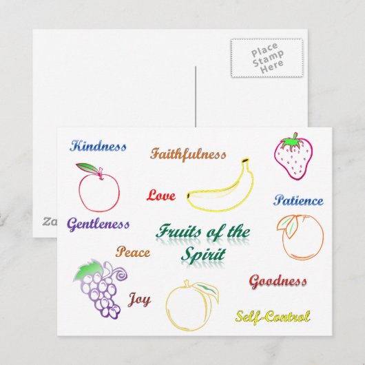 聖霊の実 ポストカード (正面/裏面)