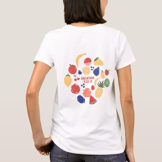 聖霊の実 Tシャツ (裏面)