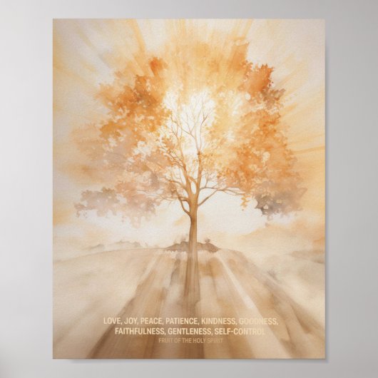 聖霊の果実,デジタルプリント,スケッチ, ポスター (正面)