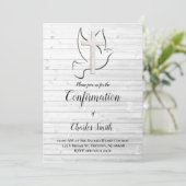 聖霊の確認 | 白木 招待状 (スタンド正面)