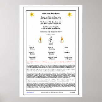 聖霊の賜物 ポスター