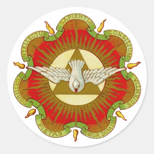 聖霊の賜物(BK 026) (スタイル2c) ラウンドシール (正面)