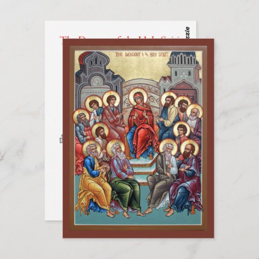 聖霊の降下(ペンテコステ)祈りの言葉カード ポストカード (正面/裏面)