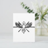 聖霊の鳩の姿 ポストカード (スタンド正面)