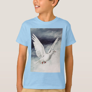聖霊の鳩の宗教的確認と平和 Tシャツ