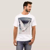 聖霊の鳩 確認と平和の宗教的なシンボル Tシャツ (正面フル)
