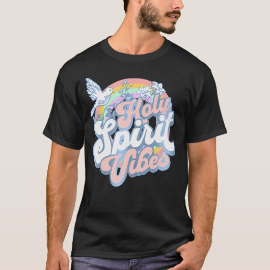 聖霊は女性のためのクリスチャンを感じる Tシャツ (正面)
