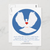 聖霊は鳩のように降臨した ポストカード (正面/裏面)