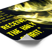 「聖霊を受け取る」ポスター ポスター (角)