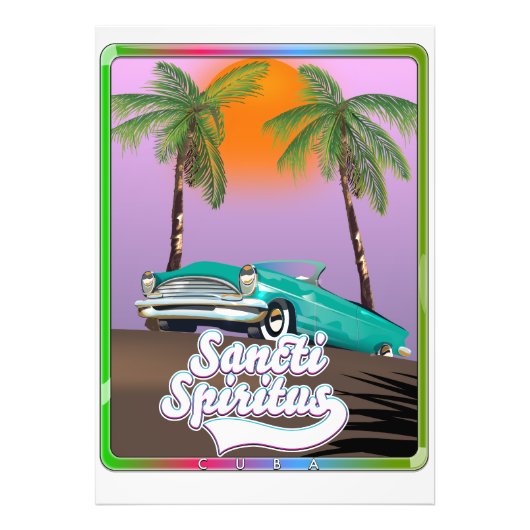 聖霊キューバ旅行ポスター。 フォトプリント            (正面)