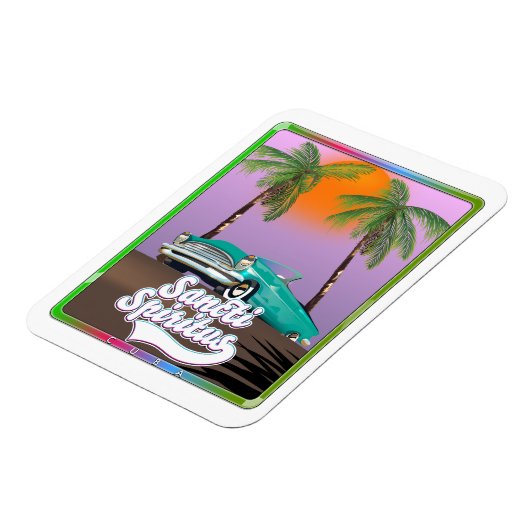 聖霊キューバ旅行ポスター。 マグネット (左側)