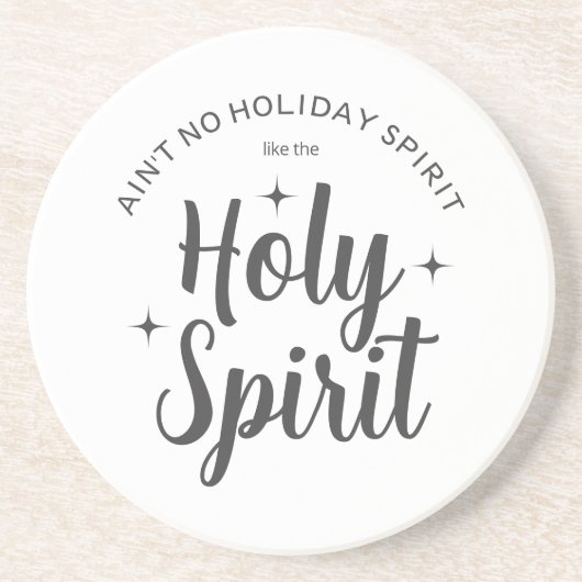 聖霊キリスト教クリスマス コースター (正面)