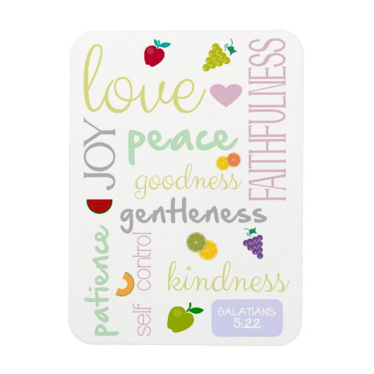 聖霊キリスト教磁石の果実 マグネット (縦)