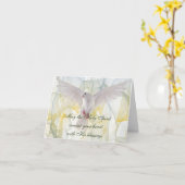 聖霊クリスマスグリーティングカード カード (黄色い花)