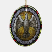 聖霊ステンドグラス確認RCIA セラミックオーナメント (右)