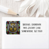 聖霊ステンドグラス確認RCIA ラベル (インサイチュ)