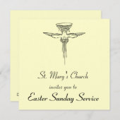 聖霊ハトカスタマイズサービス招待状 招待状 (正面/裏面)