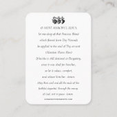 聖霊ハート祈りの言葉 プレイスカード (裏面)