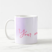 聖霊パーソナライズされたと洗礼者 コーヒーマグカップ (左)