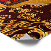 聖霊ペンテコステヴァージンマリアと使徒 ポスター (角)