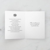 聖霊ペンテコステヴァージンメアリー宗教的 カード (内部)