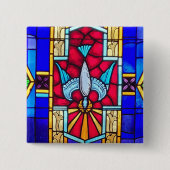 聖霊ボタン 缶バッジ (正面)