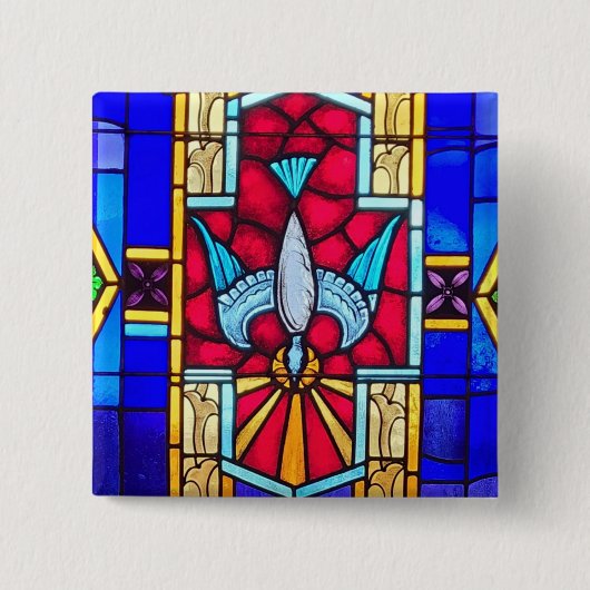 聖霊ボタン 缶バッジ (正面)