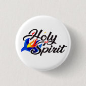 聖霊ボタン 缶バッジ (正面)