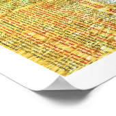 聖霊ポスターの果実20"x28" ポスター (角)