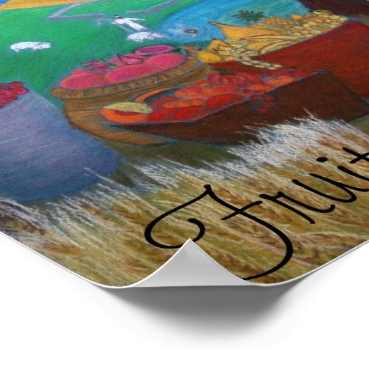 聖霊ポスターの果実 – 新しいレイアウト ポスター (角)