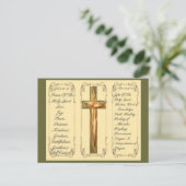 聖霊ポストカードの果実とギフト ポストカード (スタンド正面)