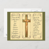 聖霊ポストカードの果実とギフト ポストカード (正面/裏面)