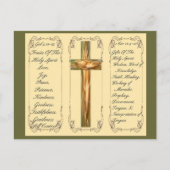 聖霊ポストカードの果実とギフト ポストカード (正面)