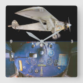 聖霊ルイ スクエア壁時計 (正面)