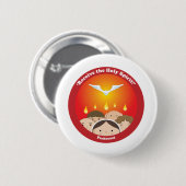 聖霊五旬節 缶バッジ (正面&裏面)