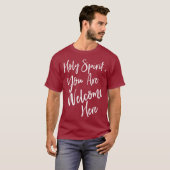 聖霊信仰の希望ここに歓迎される Tシャツ (正面フル)