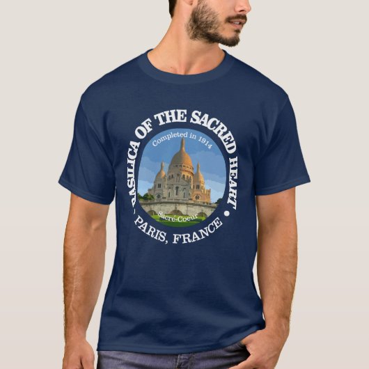 聖霊大聖堂ハート Tシャツ (正面)