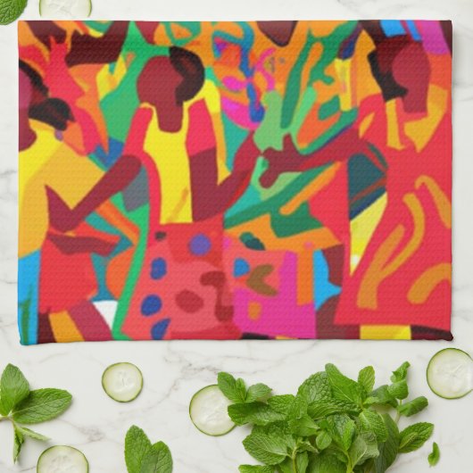 聖霊感じを喜ぶ キッチンタオル (折り畳み)