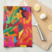 聖霊感じを喜ぶ キッチンタオル (四つ折り)