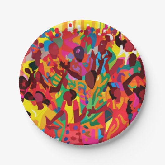 聖霊感じを喜ぶ ペーパープレート (正面)