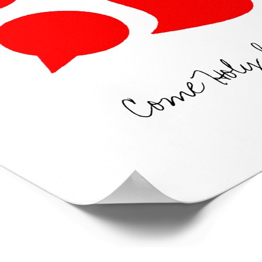 聖霊来 ポスター (角)