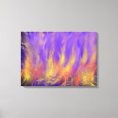 聖霊火キリスト教預言的抽象芸術芸術 キャンバスプリント (正面)