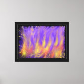 聖霊火キリスト教預言的抽象芸術芸術 キャンバスプリント (正面)