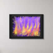 聖霊火キリスト教預言的抽象芸術芸術 キャンバスプリント (正面)