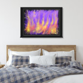 聖霊火キリスト教預言的抽象芸術芸術 キャンバスプリント (インサイチュ (寝室))