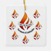 聖霊確認の一般的な贈り物  セラミックオーナメント (正面)