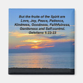 聖霊磁石の息をのむような果実 マグネット (正面)