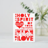 聖霊祈りの言葉 ポストカード (スタンド正面)