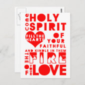 聖霊祈りの言葉 ポストカード (正面/裏面)