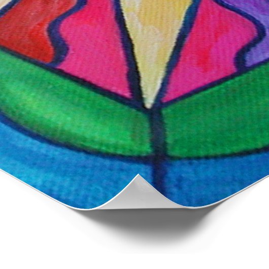 聖霊賛美プリント ポスター (角)